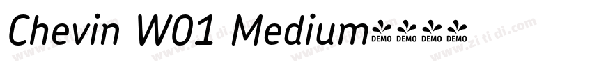 Chevin W01 Medium字体转换